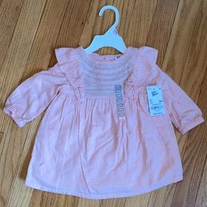 SOLD✨ NWT Pink Ruffle Dress/Top- OshKosh B’gosh- Baby Girl size 9M